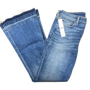 Hudson Heidi High Rise Flare Bottom Raw Hem - Women’s Jeans